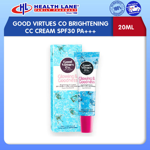 GOOD VIRTUES CO BRIGHTENING CC KRIM SPF30 PA+++ (20ML)